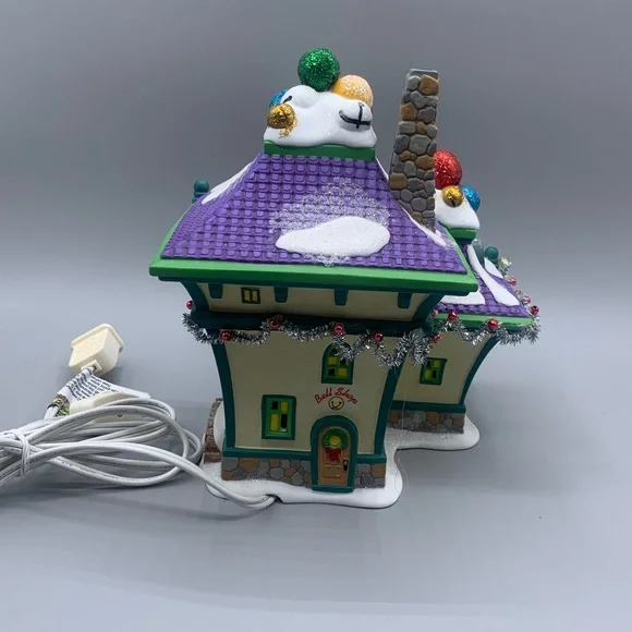 Department 56 North Pole Village Jingle & Jangle's Bells Lit House TESTED - Picture 4 of 10